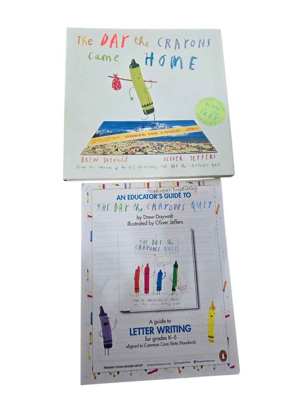 The Day the Crayons Came Home Book -Hardcover With Learning Actvities